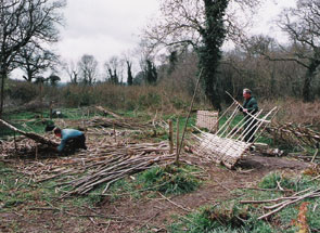 Hurdlemaking in the traditional way